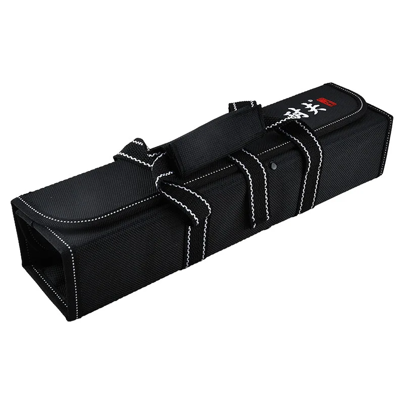 Kitchen Cooking Chef Knife Roll Bag Carry Case Bag Portable Durable Storage 6 Pockets Black Colors Tool Knives Holder