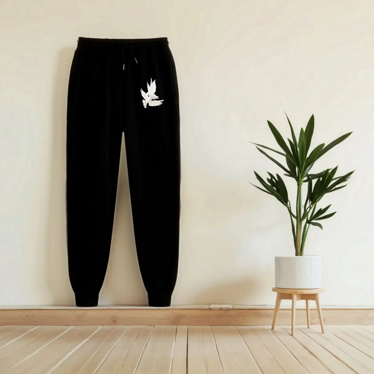 الجديد في اثنين من الحمائم البيضاء رياضية طباعة بلوزات 2 قطعة مجموعة ملابس الركض الرياضية غير الرسمية ملابس يومية عالية الجودة #2