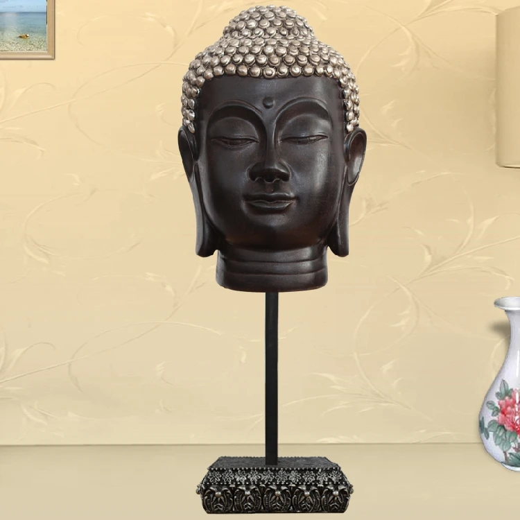 

Wholesale Buddha figure # TOP efficacious HOME family ROOM Talisman Retro Buddhism FENG SHUI statue -38CM