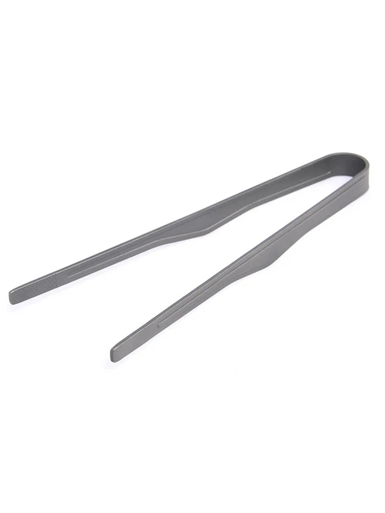 Camping Titanium Tea Cup Clip Outdoor Ultralight Steak Lid Barbecue Antiscalding Tea Tweezer Zastawa stołowa Szczypce do tostów — zdjęcie 2
