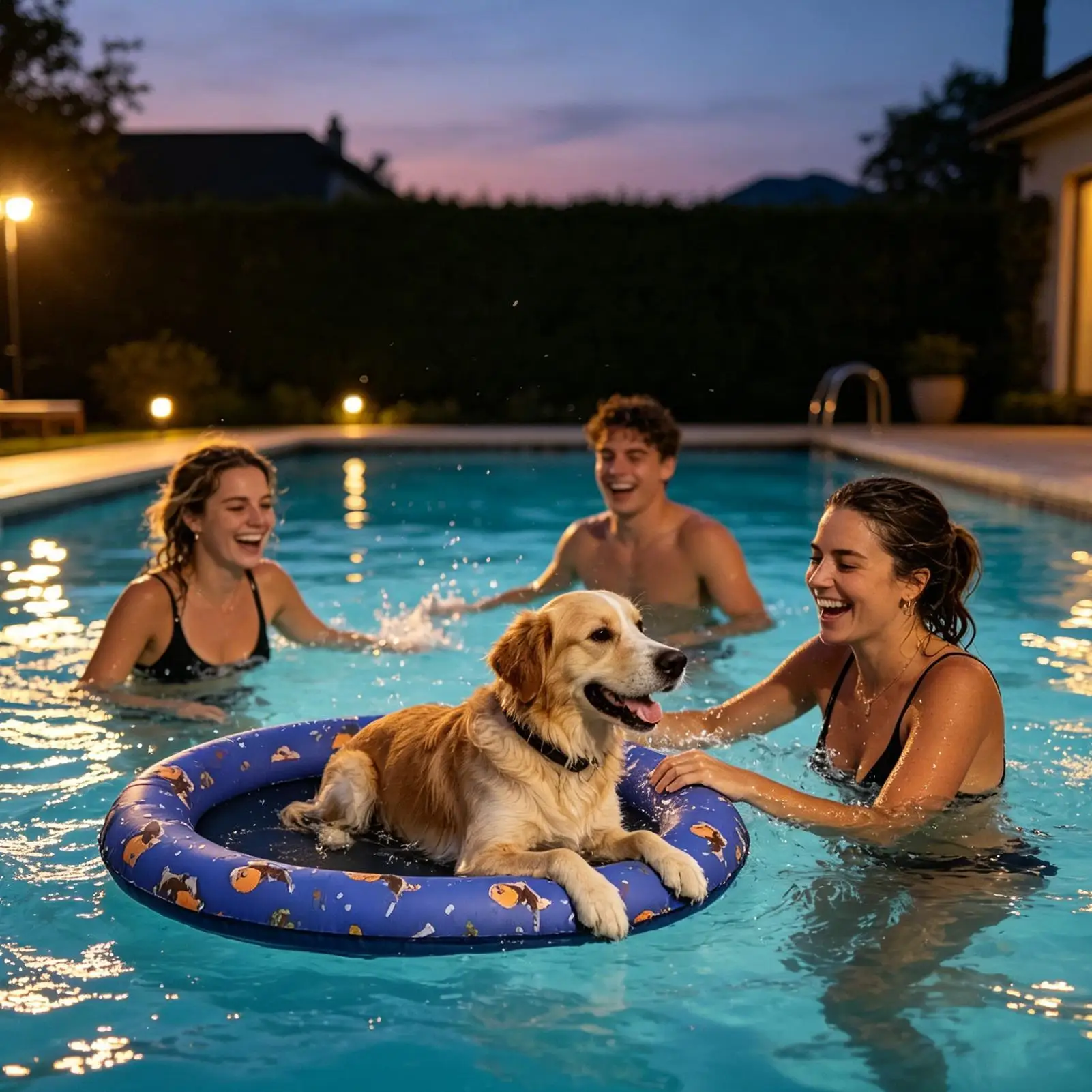 

Pool Floats For Dogs Tear-Resistant Inflatable Water Toy Dog Raft For Cat Puppy Water Swimming Lake Summer River Pond Beach