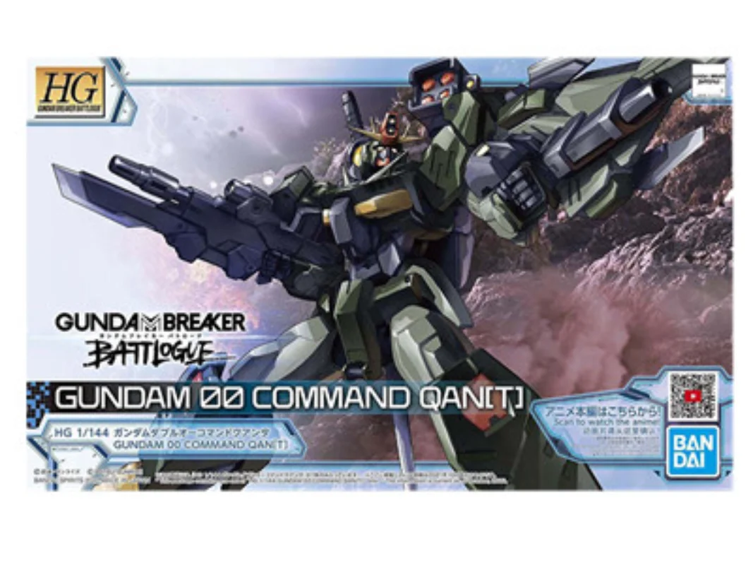 In stock BANDAI Gundam Breaker Battlogue HG 1/144 Gundam 00 Command Qan[T] Model Kit Toys