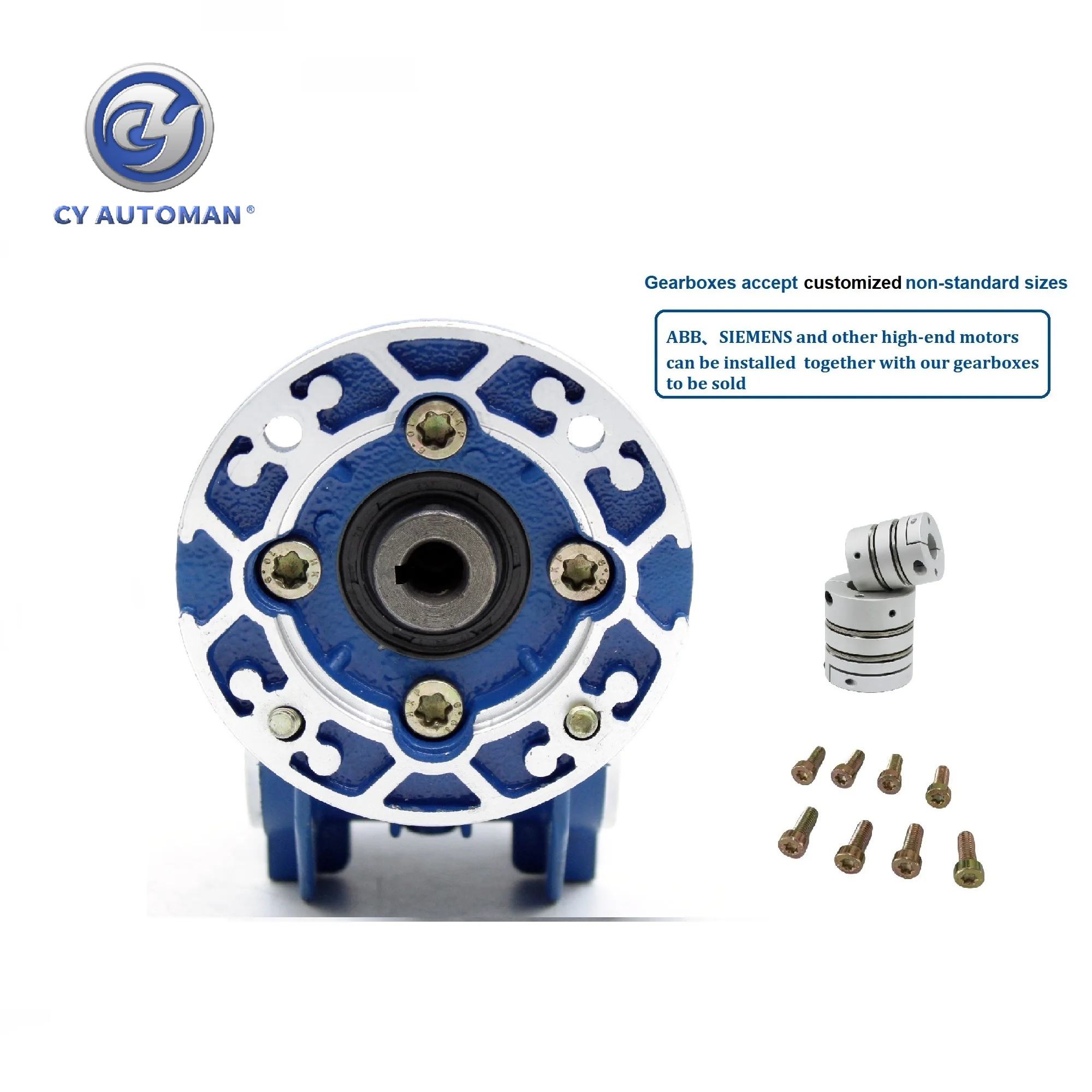 CY Automan High Torque Worm Gear box NMVF 030 CYVF 30  Input 11mm /9mm Output 14mm Ratio 5:1/80:1 Free Maintenance