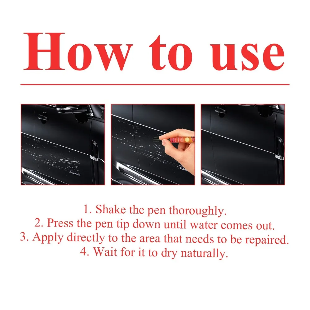 سريعة الجافة سيارات ماجيك القلم قضيب مانعة لتسرب الماء مزيل الخدوش إصلاح أداة المهنية سيارة خدش إصلاح القلم لجميع السيارات #4