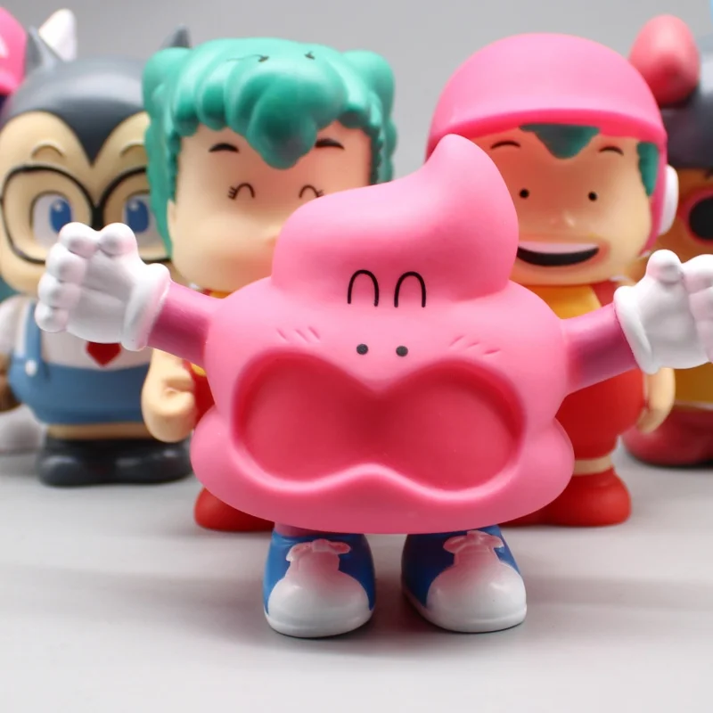 9pcs Arale Figure Dr. Slump Anime Figure Senbei Norimaki Figurine Pvc Model Birthday Gifts Children's Toys Collectible Animation