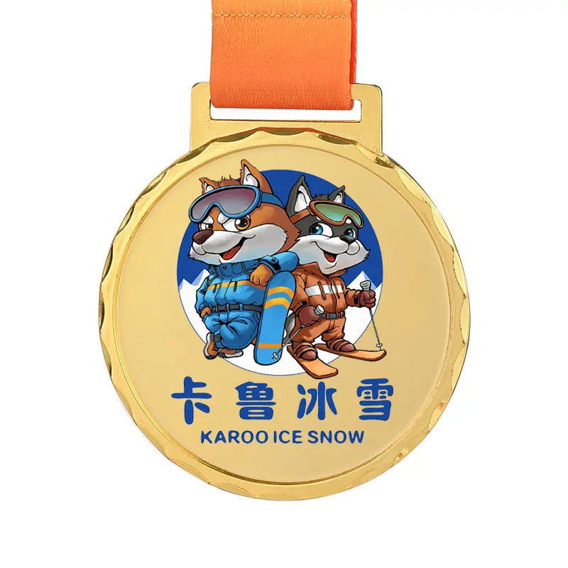 Manufacturer Wholesale Prints Sticker Metal Craft Zinc Alloy Brass Race Award Custom Logo Sport Sublimation Blank Medal