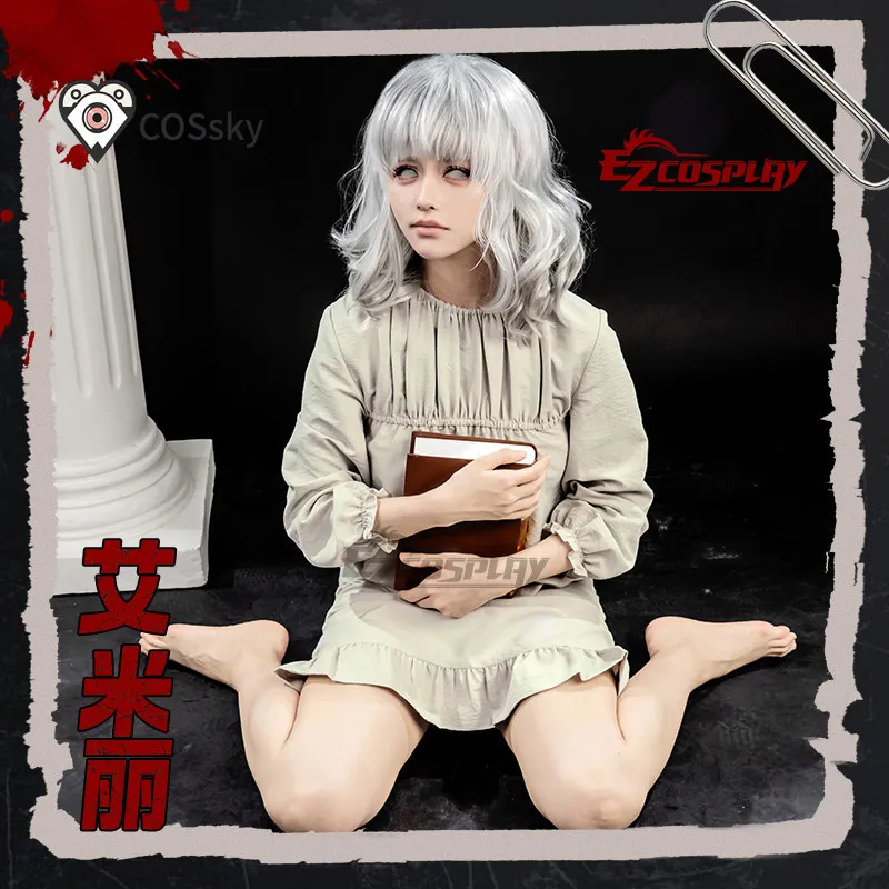 

Resident Evil Requiem Emily War damaged version nightgown Cosplay Costume Halloween Carnival New Women's Sweet Daily Emily Dress