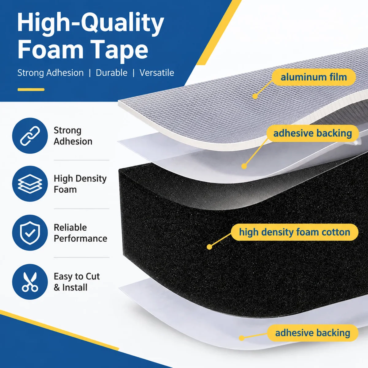 10PCS 25x18.5cm 5mm Thick Car Sound Deadening Mat Aluminum Foil For Auto Door Hood Trunk Floor Roof Sound Proofing Insulation