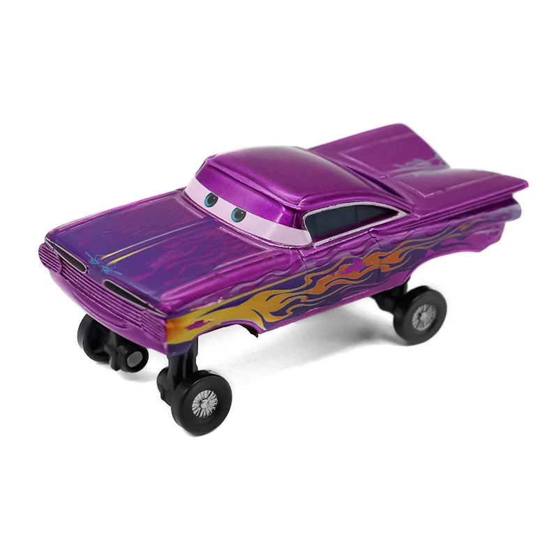 Pixar Cars 2 Lightning McQueen High Foot Purple Ramone Model Car 1:55 Metal Die Casting Racing Car Children's Gifts Toys