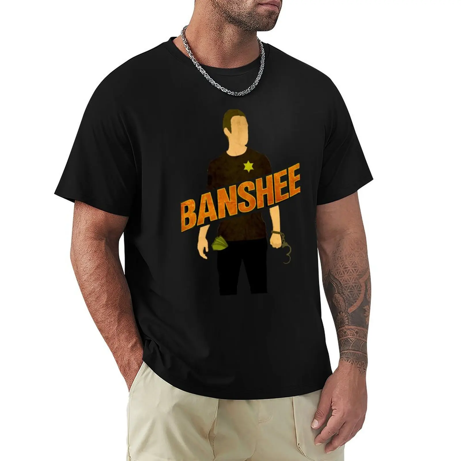 Banshee Lucas Hood T-Shirt Christmas Casual Tee Shirt