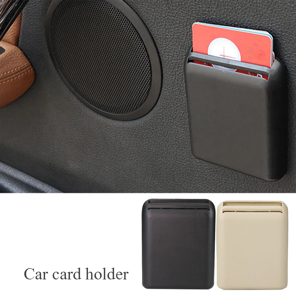 Car Auto Seat Crevice Plastic Storage Box Card Phone Holder Organizer Reserved Design For Pocket Accessories Universal