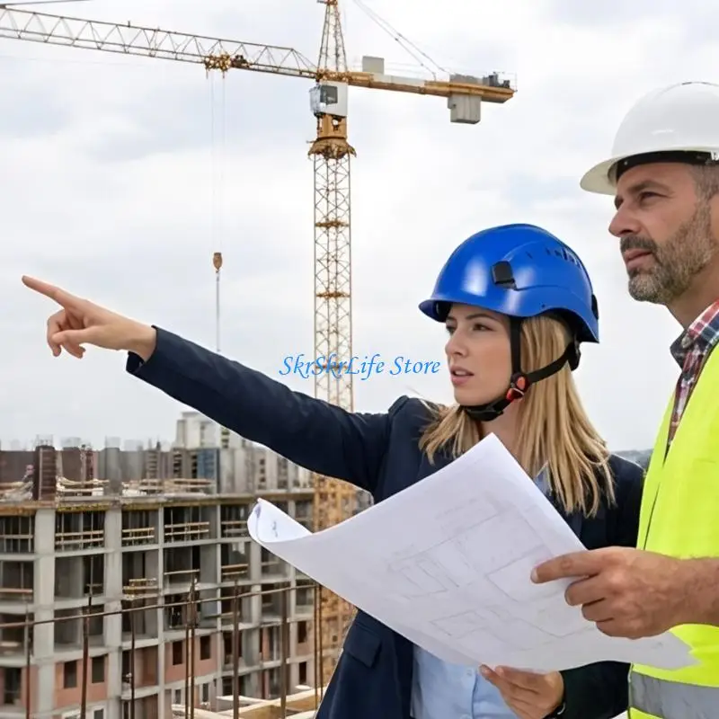 

E65E Impact Resistant Work Helmet Safety Hard Hat Cap With Customizable Fit And Optimized Weight Distribution For Long Wear