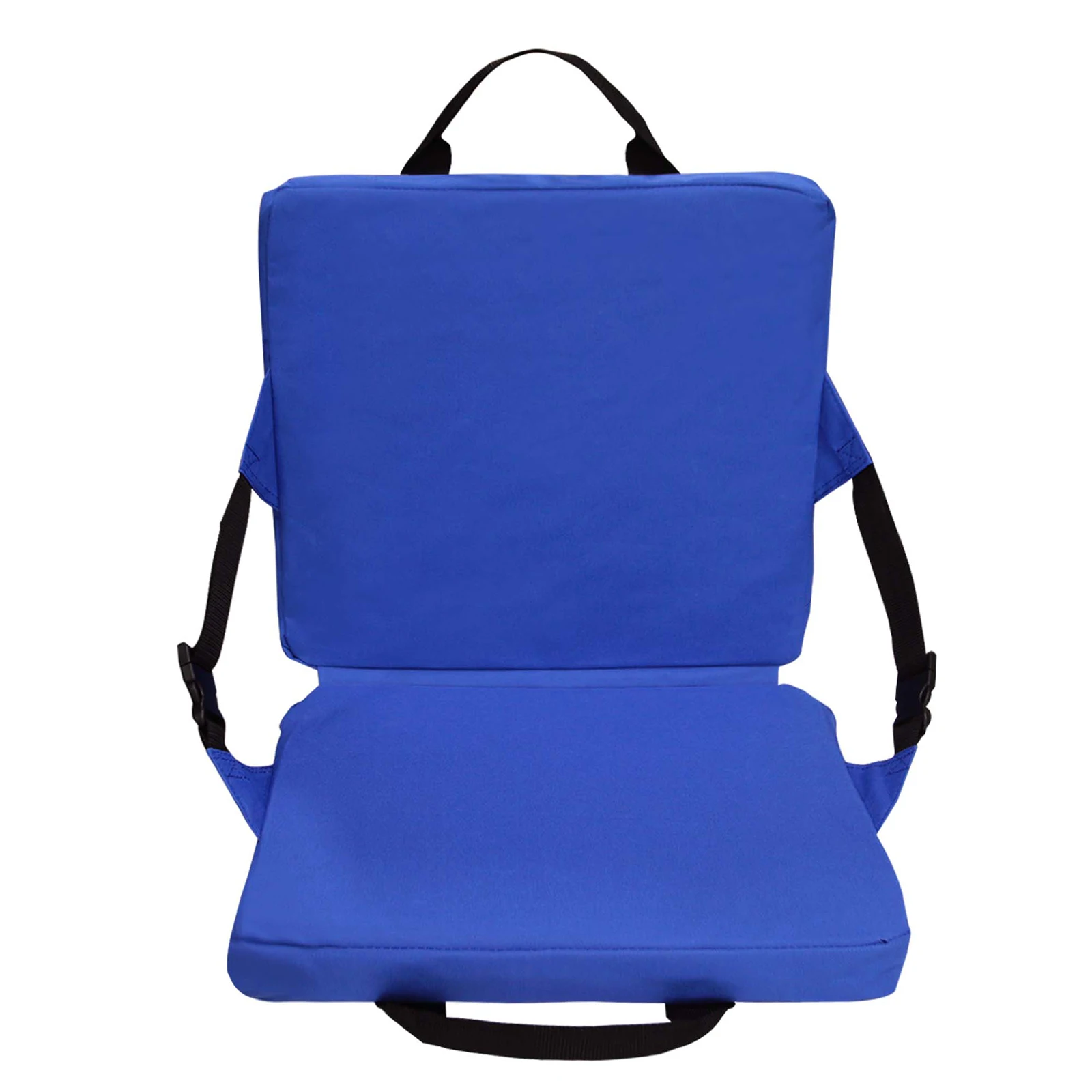 1Pcs Portable Outdoor Seat Cushion Padded With Backrest Sponge Adjustable Folding Chair Cushion For Camping Hiking Fishing Beach