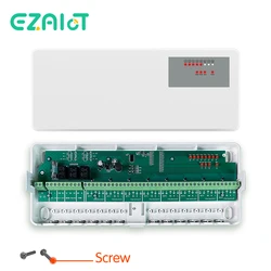 Kontroler piasty inteligentne WiFi 8-kanałowy koncentrator kocioł gazowy okablowania ogrzewania podłogowego System kontrola centralna z wskaźniki LED