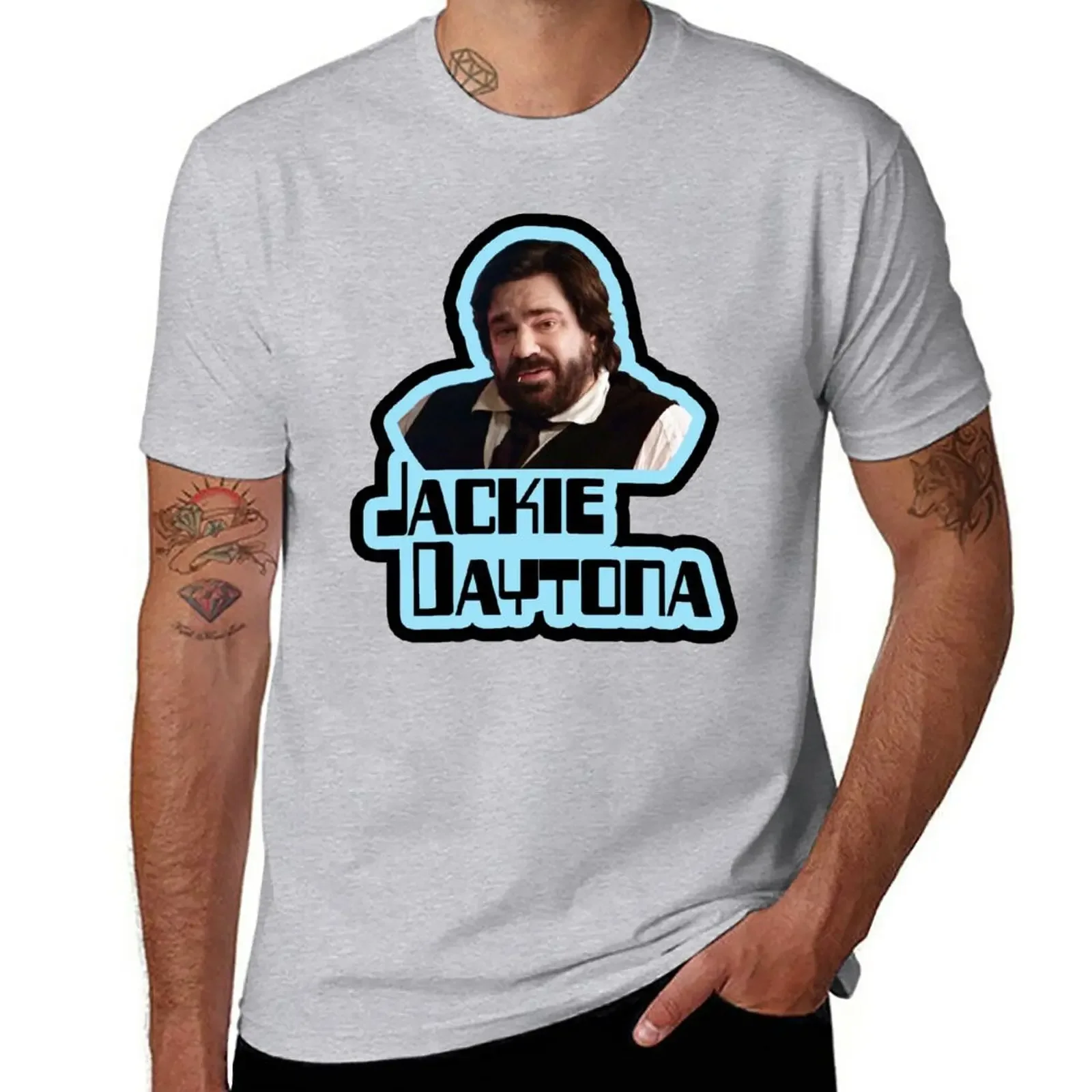 The Name's Daytona. Jackie Daytona. See the Toothpick? T-Shirt kawaii clothes for a boy men clothing
