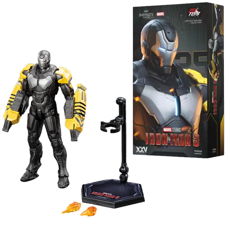 ZD Toys Iron Man MK1 MK2 MK3 MK4 MK5 MK6 MK7 MK42 MK43 MK45 MK46 War Machine Film-Actionfigur 7 Zoll Sammlerstück für Erwachsene