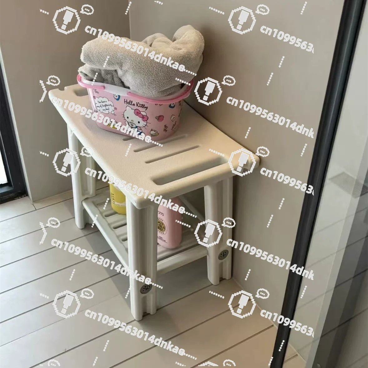 

Табурет для ванной комнаты для пожилых людей, Душ для купания, Хранение в второй этаже, Туалетные принадлежности, Табурет для смены домашней обуви, Нескользящий