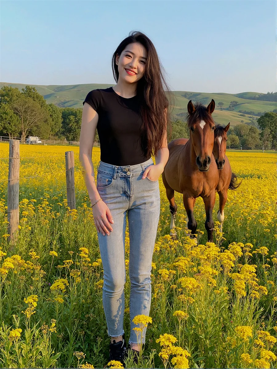 

Skinny Slim Blue Jeans Womens American Style Washed Hole Vintage Straight Leg Denim Female Casual Pants High Waisted Fashion