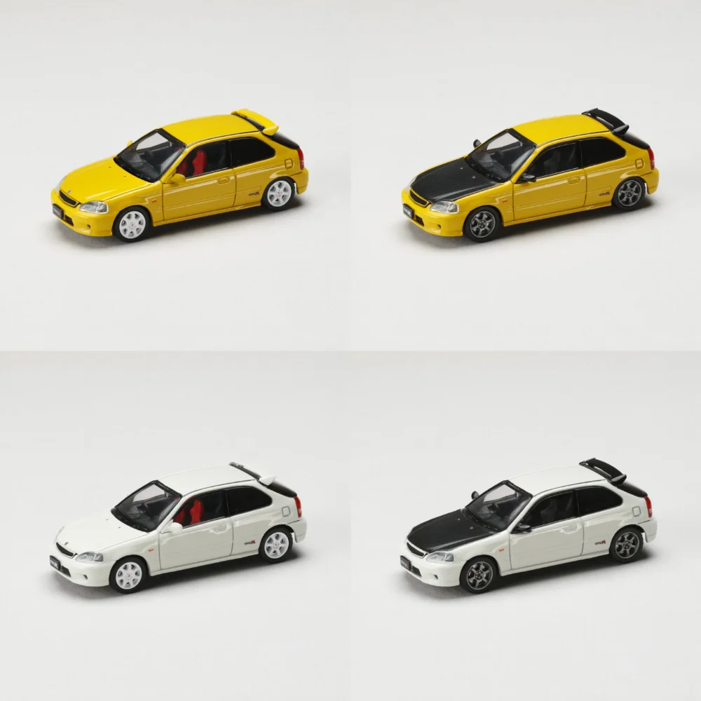 

Diecast HOBBY JAPAN JDM 1:64 Scale Honda Civic Type-R EK9 Alloy Car Model Collectible Toy Gift Souvenir Display Ornament