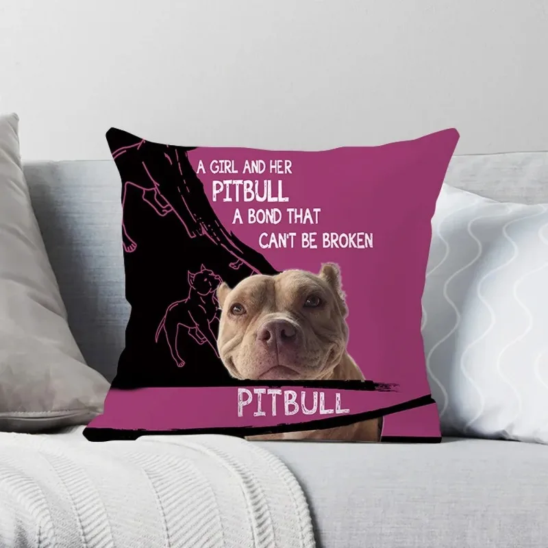 Pet Dog English Bulldog Pillowcase Cute Animals Cushion Cover Bed Pillowcase for Car Sofa Home Decor Pillow Case Drop Shipping