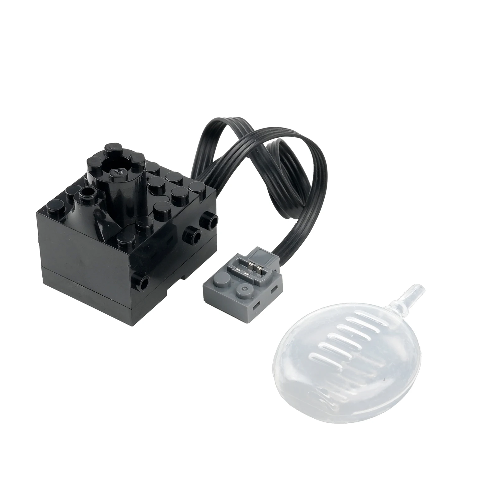 수정 된 분무기 전기 배기 모터 하이테크 빌딩 블록 부품 분무기 조립 벽돌 장난감 DIY 기차/자동차 모델