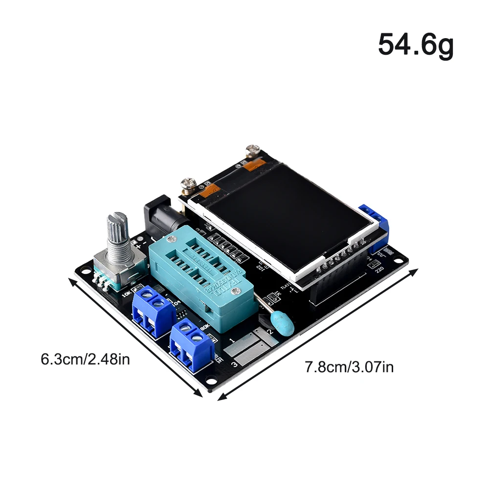 GM328A Transistor Tester LCR Diode Capacitance ESR Voltage Frequency Meter PWM Square Wave Frequency Signal Generator