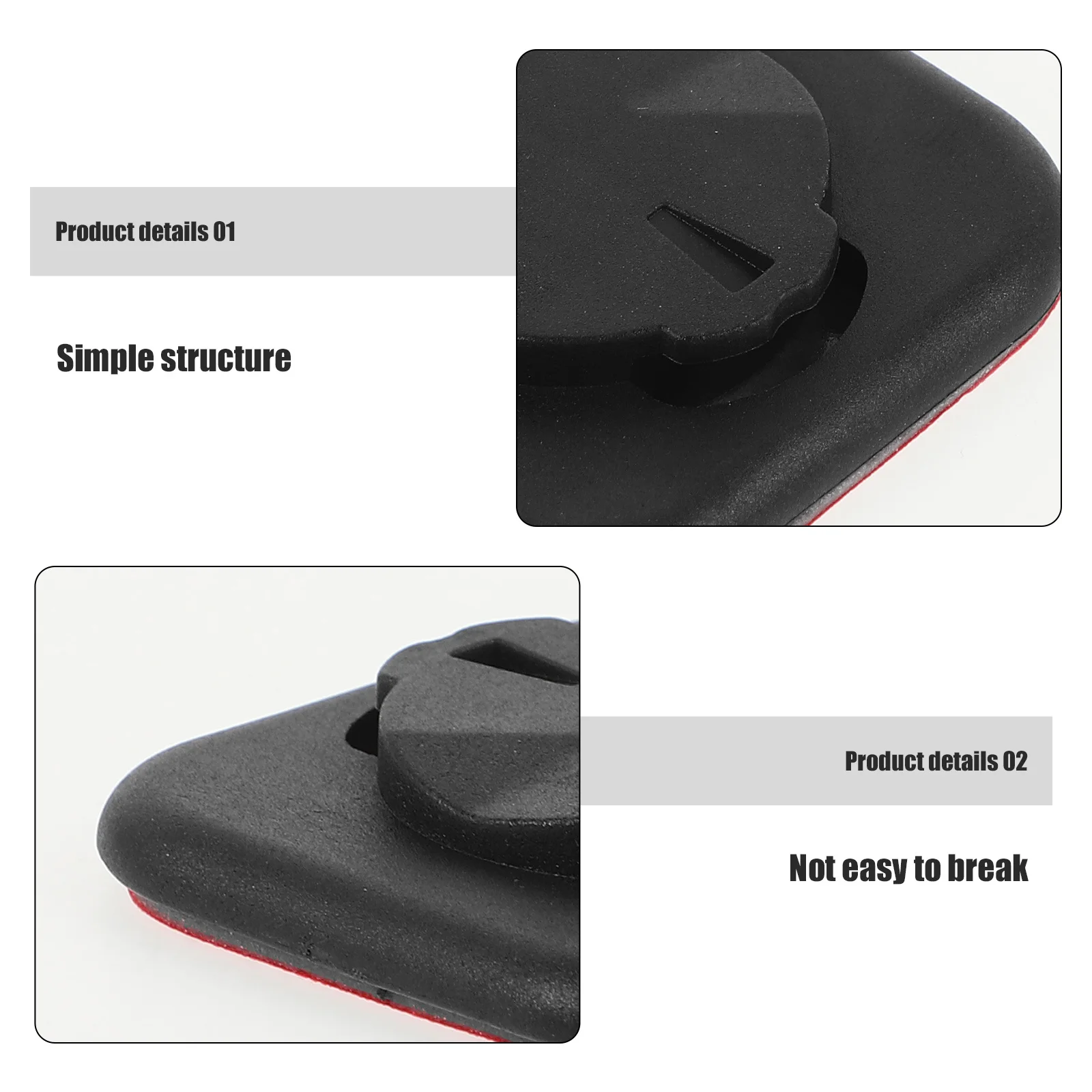 

Bike Phone Mount Bracket Sticker Adjustable Reusable Scooter Cycling Holder Durable Lightweight Multifunctional Phone