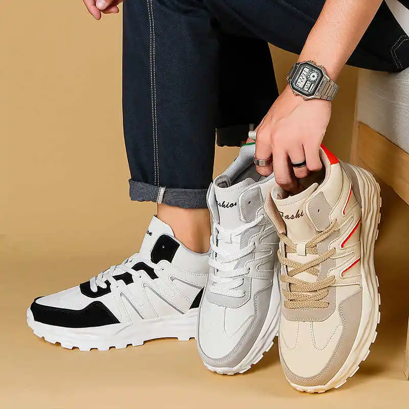 Flatform Plateforme Men's Summer Casual Shoes Mary Jane Sport Man Basketball Famous Brand Sneakers Shors Holiday Tenni