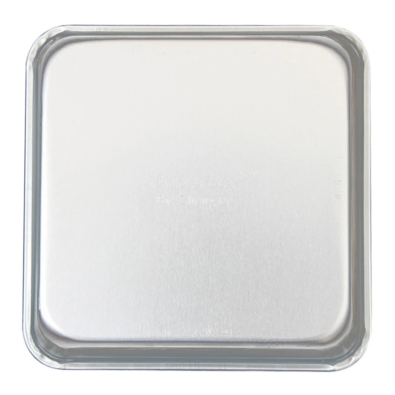 4/6/8Inch Square Cake Tins 3 Layers  Angel Food Cake Pan Aluminum Square Baking Pans Baking Mold