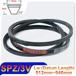 Type SPZ 3V Drive V Belt Rubber Conveyor Belts Narrow Transport Strap 512 560 600 637 665 687 700 722 750 787 850 889 914 940mm
