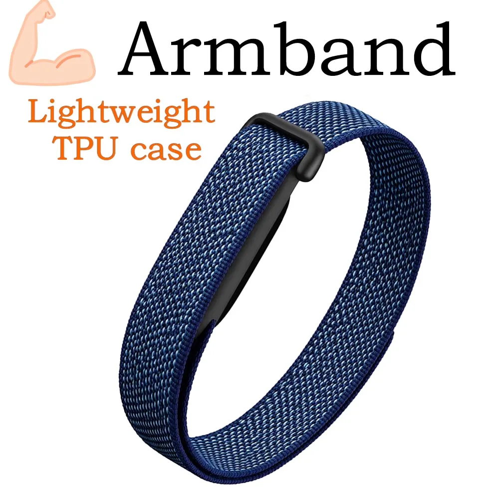 Bizepsband-Armband für Google Fitbit Air, Nylon-Armband/Handgelenksband, Fitness-Tracker-Ersatzband für Google Fitbit Air