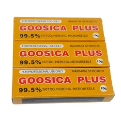 Newest 99.5% Goosica Plus Tattoo Cream Before Surgery Semi Permanent Makeup Microblading Piercing Eyebrow Lips Beauty Body 10g