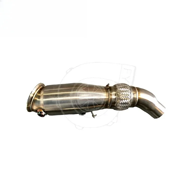Steel Cat Downpipe for BMW N20 2012+ 120i 128i 228i 320i 328i428i F20/F21/F22/F3 4' Diameter 200 Cell Catalytic Conver