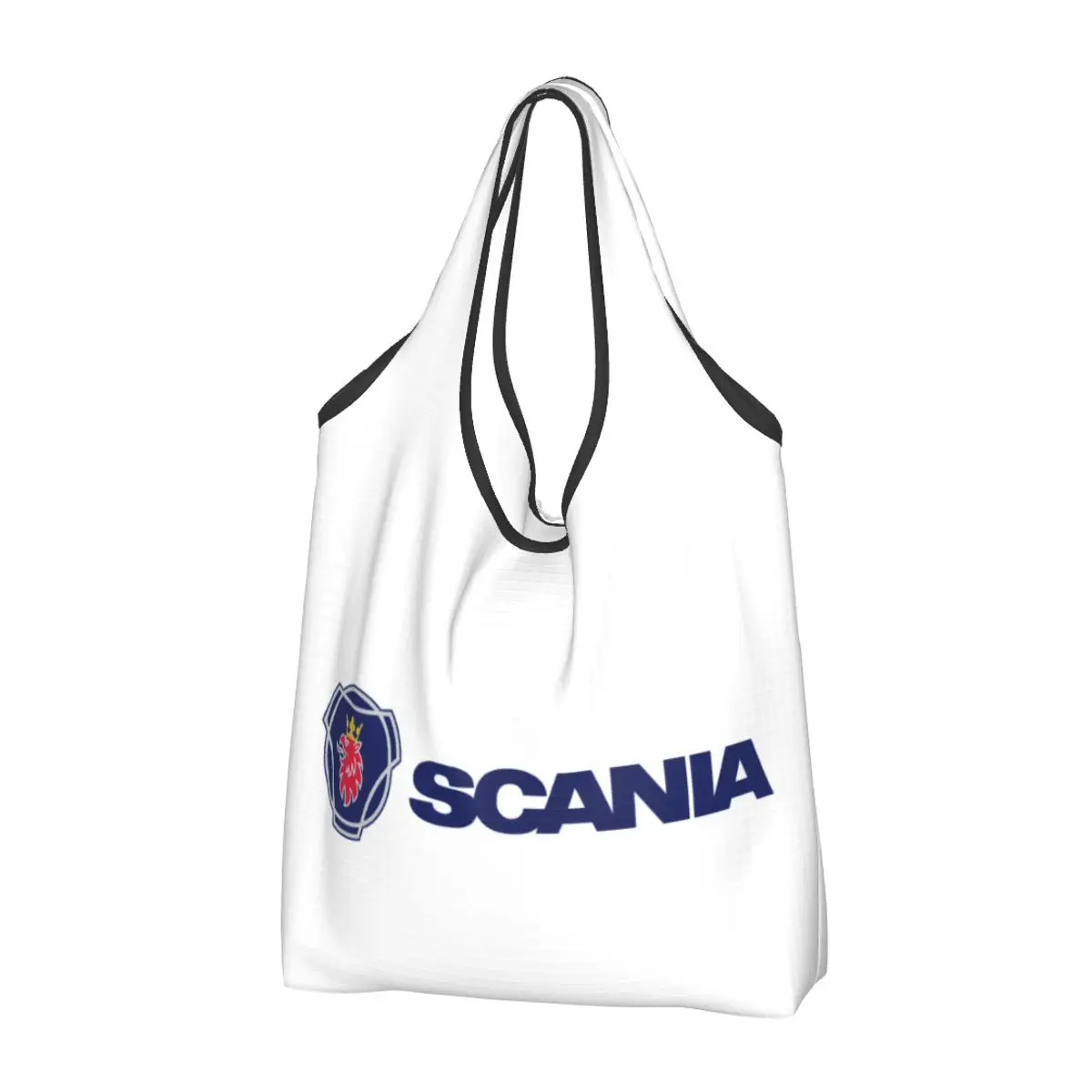 

Сумка-шоппер Saabs Scanias с модным принтом, шведская Сумочка для покупок, Портативная сумка на плечо для автомобиля, грузовика