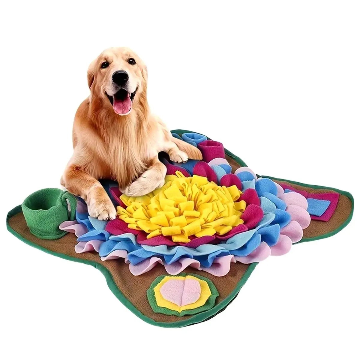 COFA Dog Olfactory Carpet Mat Nose Smell Training Pad Dog Puzzle Slow Feeding Bowl Food Dispenser Carpet Washable Dog Toys