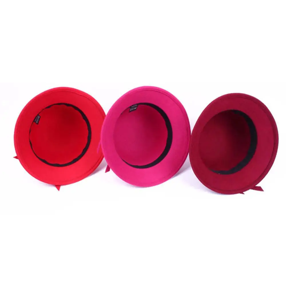 

Женская элегантная фетровая шляпа-ведро с куполом, винтажная шляпа-федора с искусственным жемчугом, шляпа-федора в британском стиле, осенне-зимняя женская джазовая кепка