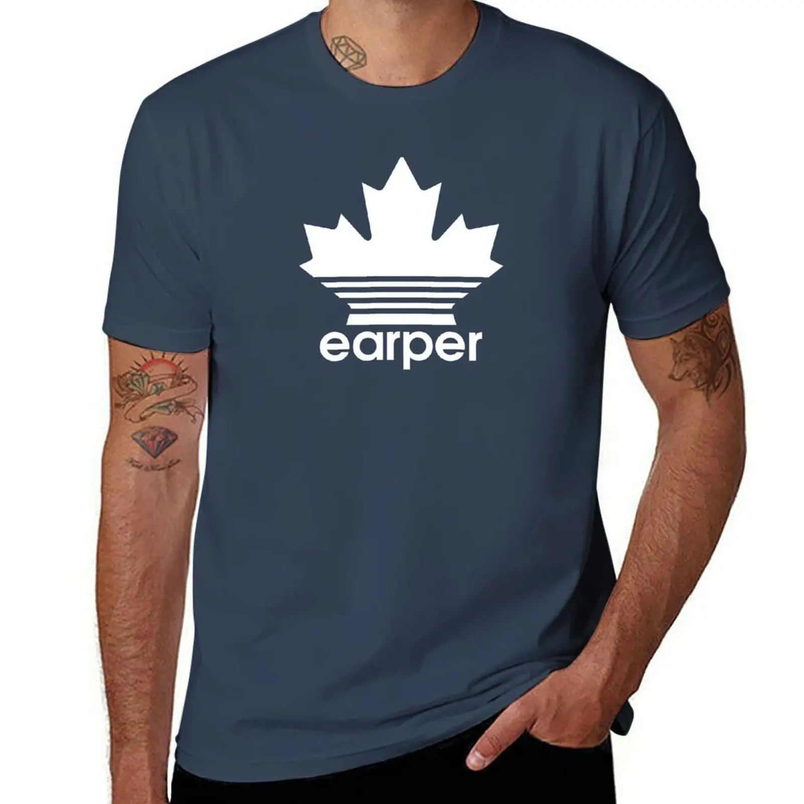 Earper Maple Leaf - Wynonna Earp T-Shirt Functional Casual Short Sleeve Tee