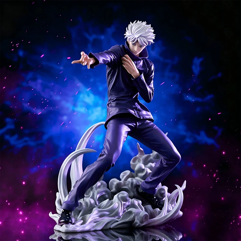 Figurka anime Jujutsu Kaisen Satoru Gojo, dekoracja na biurko, model PVC, zabawki kolekcjonerskie, lalka, prezent, japońskie lalki, dekoracje.