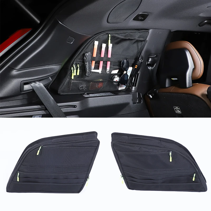 

Car Trunk Side Window Storage Bag Multi-Pocket Tool Cargo Organizer Bag For Volvo XC60 XC90 V90 2015-2024 Car Accessories