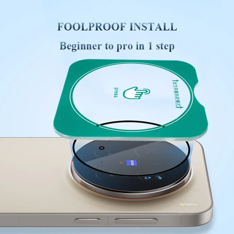 

Для Vivo X300 Pro/X300 2 шт. Lereach TF закаленное стекло Smart Fit Frame Coverage Защитная пленка для экрана камеры для Vivo X300