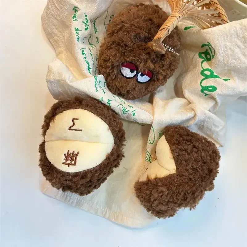 Novedad llavero de juguete suave de pimiento de Sichuan, muñeco de peluche de dibujos animados lindo, adorno de bolso y regalo de decoración de mochila, 1/2 Uds.