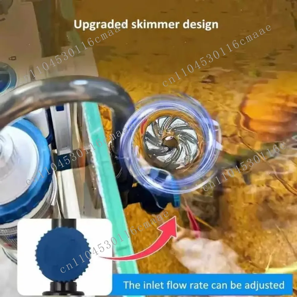 3-in-1 Hang on Fish Tank Canister Filter External Aquarium Filter Bio Koi Ultra-Quiet Fish Tanks Filter Waste Collector Machine