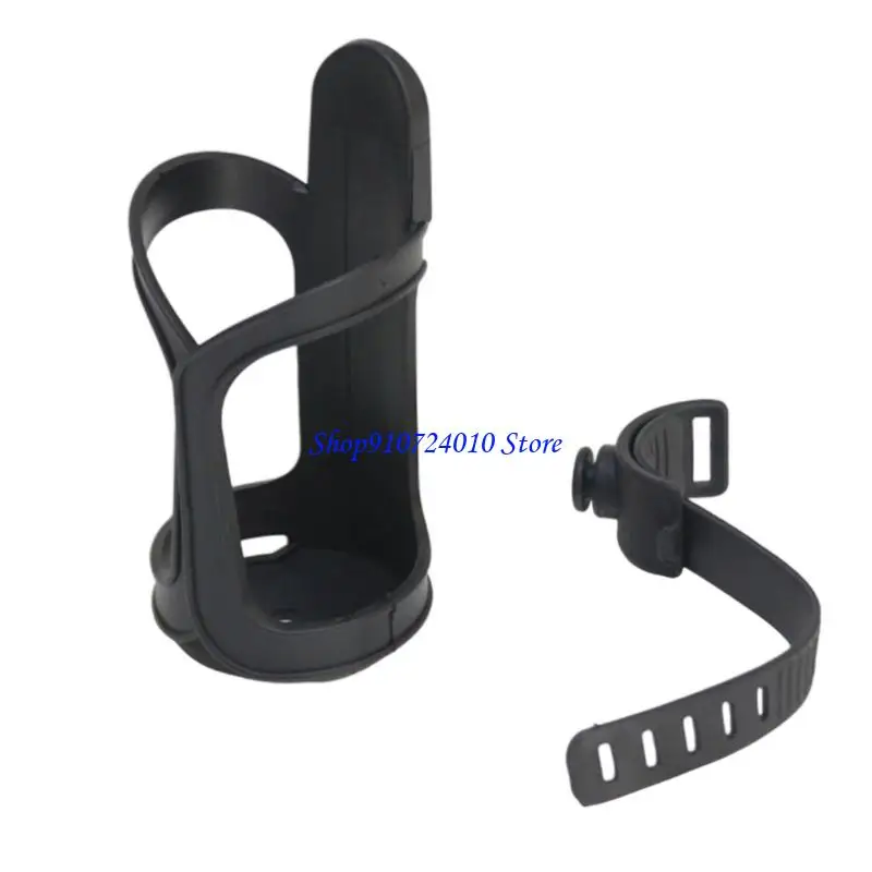 

77HD Strollers Bottle Holder Adjustable Clamp for Strollers Handle Holds Baby Cups and Drinks Spill Proof Design Lightweight