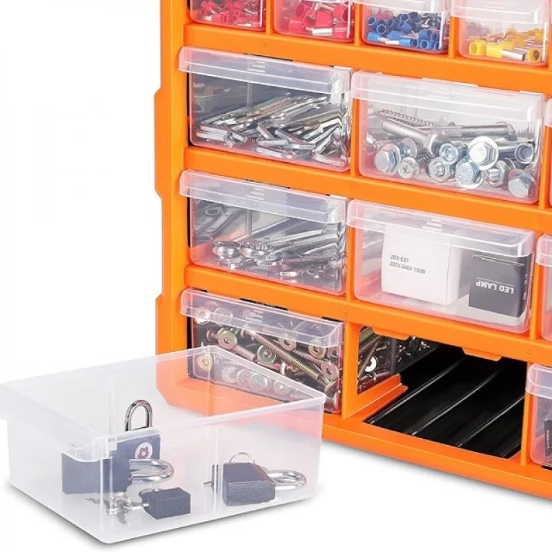custom.Drawer Plastic Part Box Cabinet Hardware Storage Organizer Jewelry  Parts Storage Box Storage Box