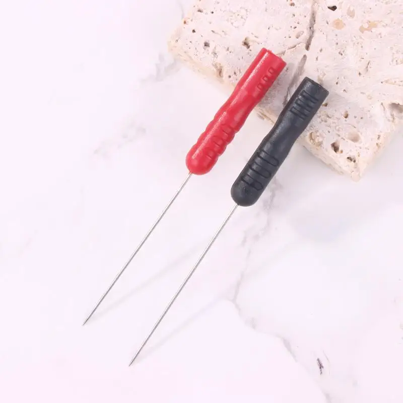 T2003 Stift-Verlängerungs-Nadelspitze 1 Paar Sondenspitze Testfeinspitze 1000V/10A Biegbare Sonde Abnehmbares Zubehör Testwerkzeug – Detail 14