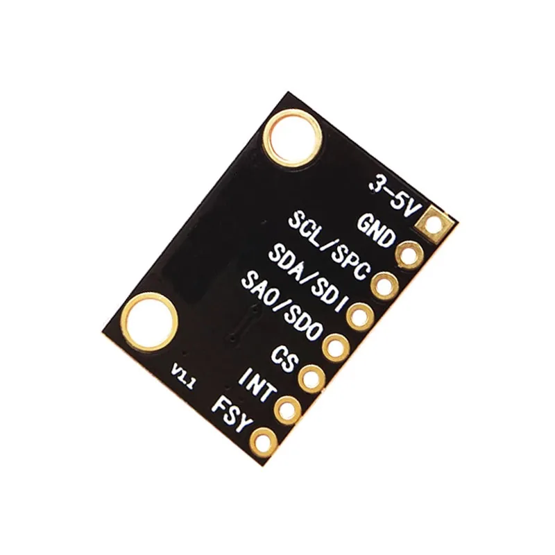ICM-20602 6-Axis Gyroscope & Accelerometer Sensor Module for Smart Car / Robot High-Precision Motion Tracking, SPI/I²C, 3-5V