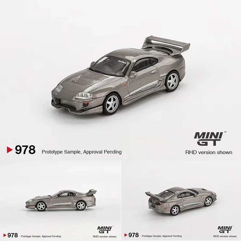 

PreSale MINIGT 978 1:64 Toyota Supra VeilSide Combat V-II Combat Grey Diecast Diorama Car Model Toys