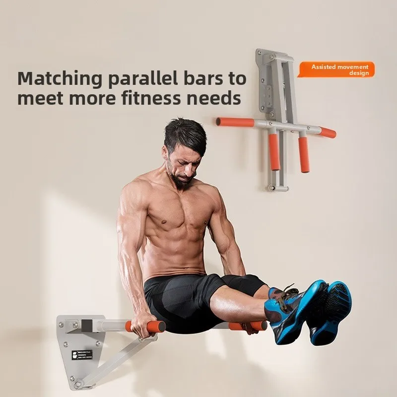 Pull Up Indoor Punching Fixed Wall Single and Double Bars Sandbag Holder Portable Fitness Equipment Horizontal Bar Body Building