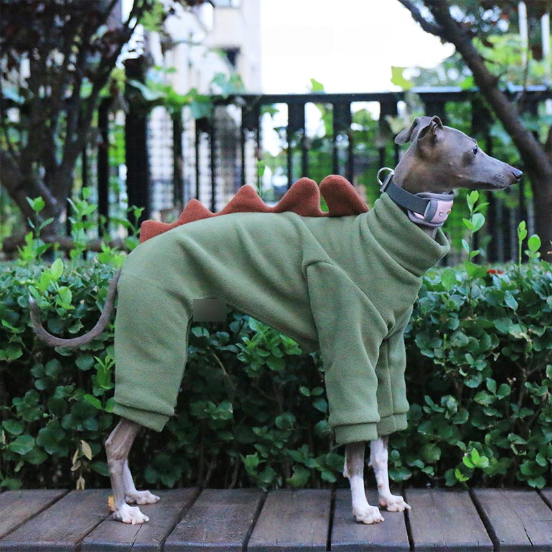 S-3XL perro mascota invierno cuello alto ropa Whippet Polar abrigo de galgo italiano Gree perro Bedlington chaqueta para perros pequeños y medianos