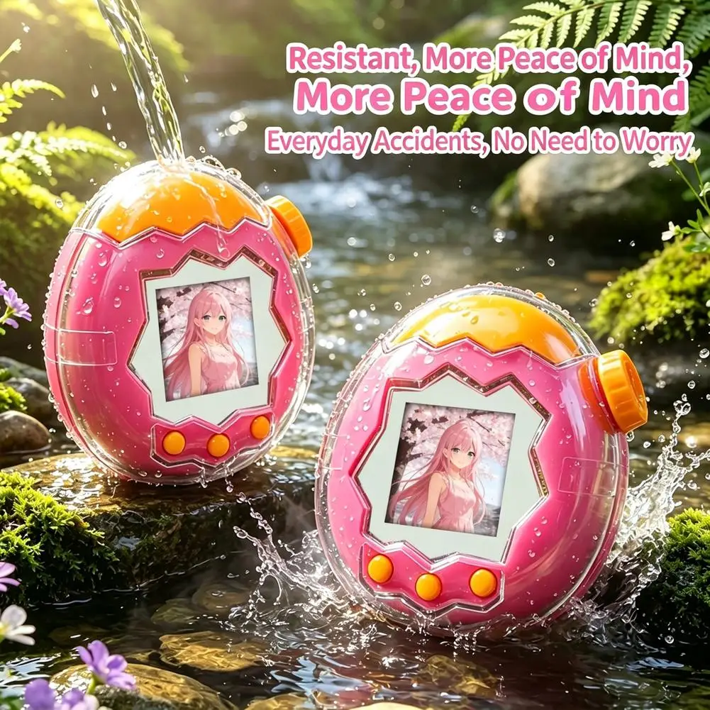 Hard PC Protective Case for Tamagotchi Paradise Transparent Shockproof Shell Cover Virtual Pet Game Console Accessories